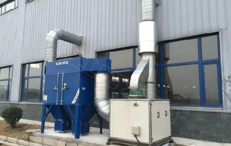 聚英焊接烟尘净化设备--集中式烟尘净化器（分体式机组）