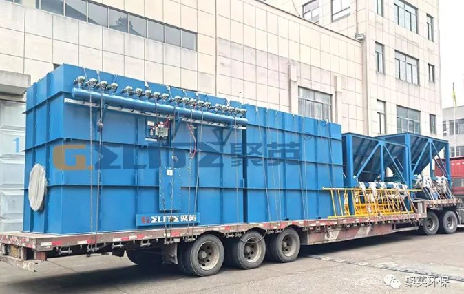 聚英速递— 坩埚熔制炉除尘项目设备顺利发货