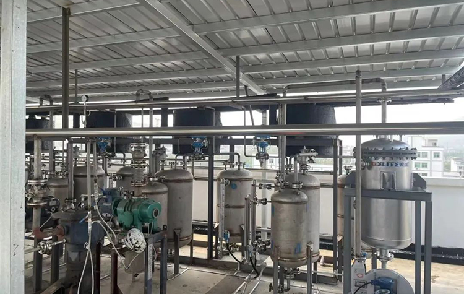 聚英案例 | 生物树脂吸附罐配套生产安装项目